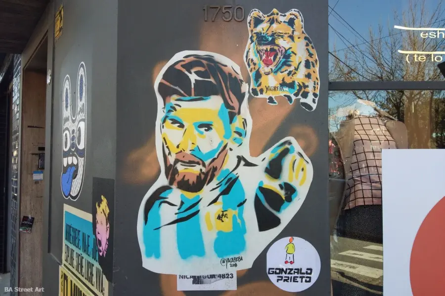 Foto de Paste-up de Messi en Palermo Soho (2014)