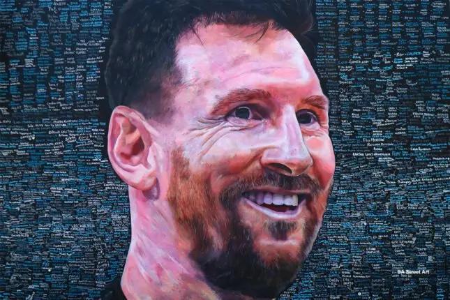 Foto de Messi en Berazategui