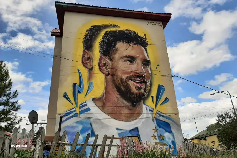 Foto de Messi en Ushuaia